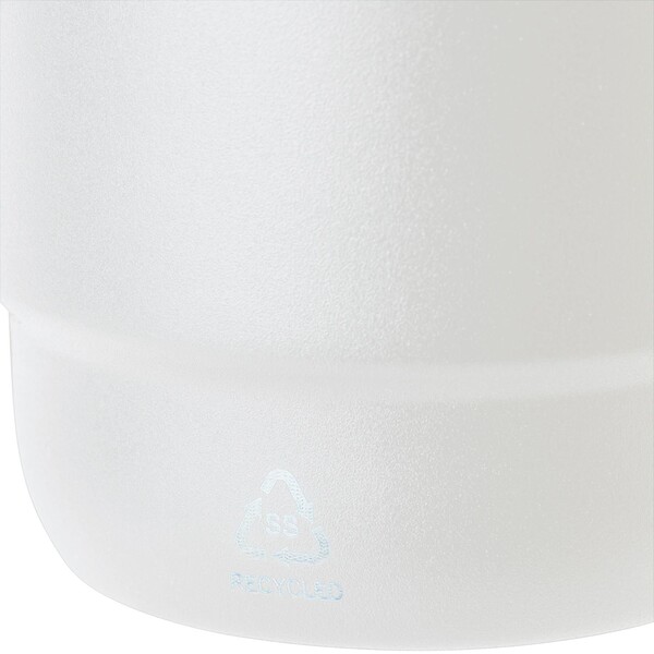 Recycled stainless steel double-walled cup (180 ml) Lilia - White
