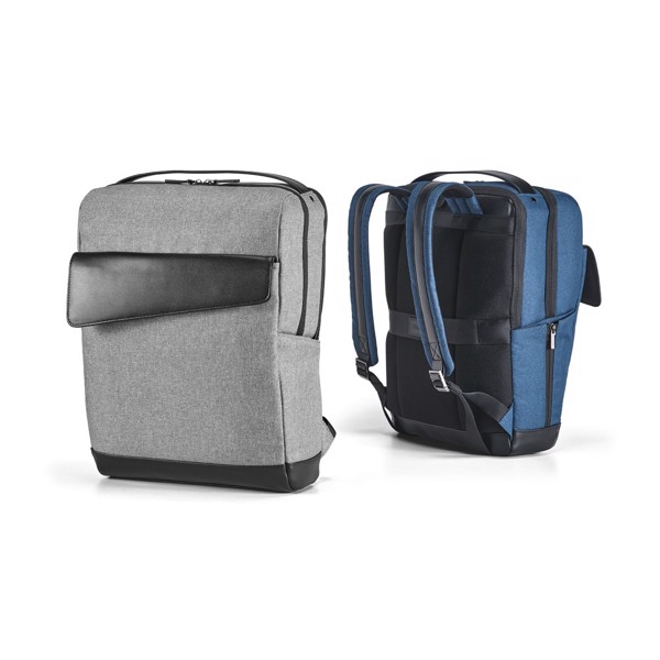 MOTION BACKPACK. Mochila em 600D e polipele - Cinzento Claro