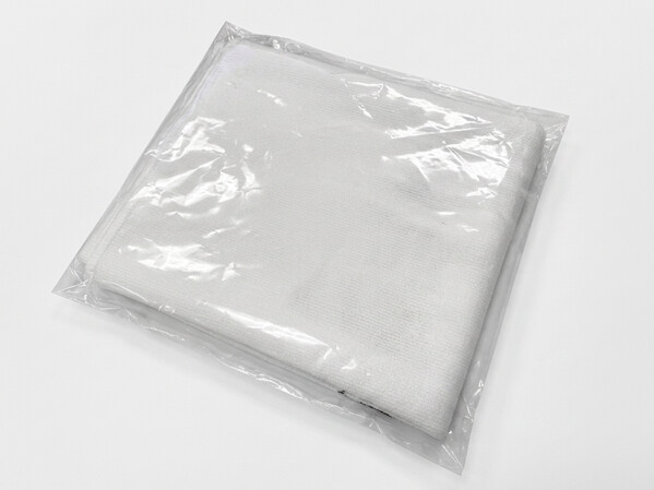 Full colour recycled polyester (rPET) Golf towel - 30x30cm / Individual polybag