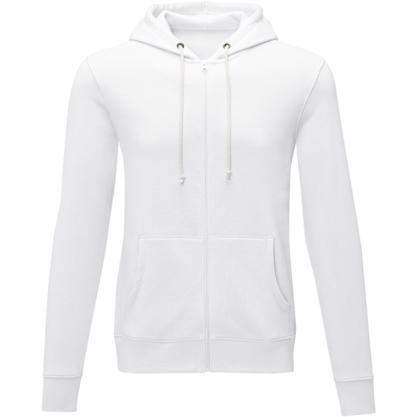 Sweat à capuche zippé Theron pour homme - Blanc / L