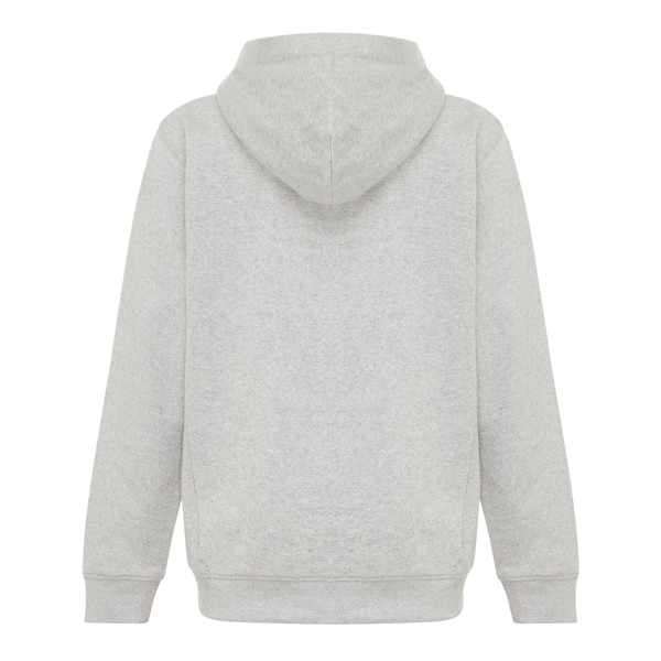 Dětská mikina s bočními kapsami Iqoniq Yengo z rec. bavlny - Light Heather Grey / 1314
