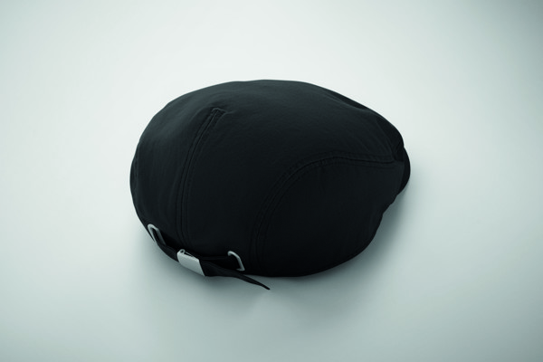 Newsboy flat cap 235 gr/m² Flat Peak - Black