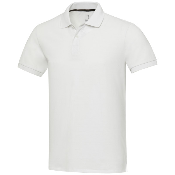 Polo Emerald recyclé unisexe à manches courtes Aware™ - Blanc / 3XL