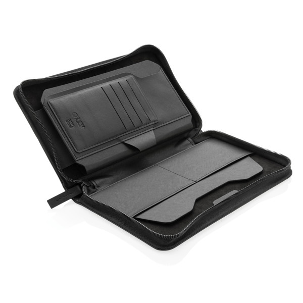 Swiss Peak Heritage RCS rPU RFID rejsepung, sort