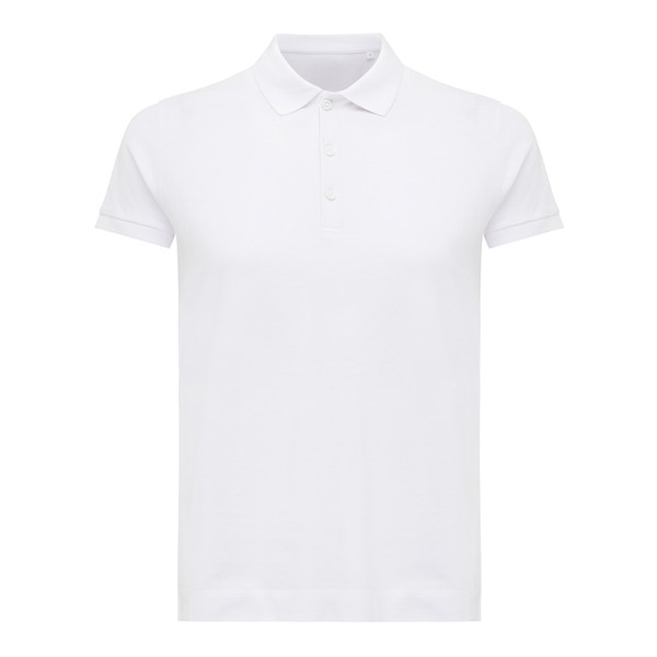 Dámske polo tričko Iqoniq Yosemite z recykl. bavlny - Recycled White / XXL