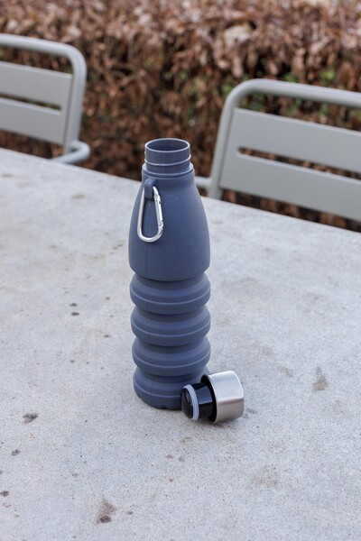 Foldable bottle Erin | 550 ml - grey