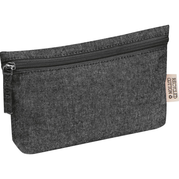 Cotton bag with zip fastener HARRY - Black