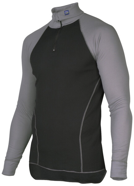 3103 POLO WITH ZIP BLACK M