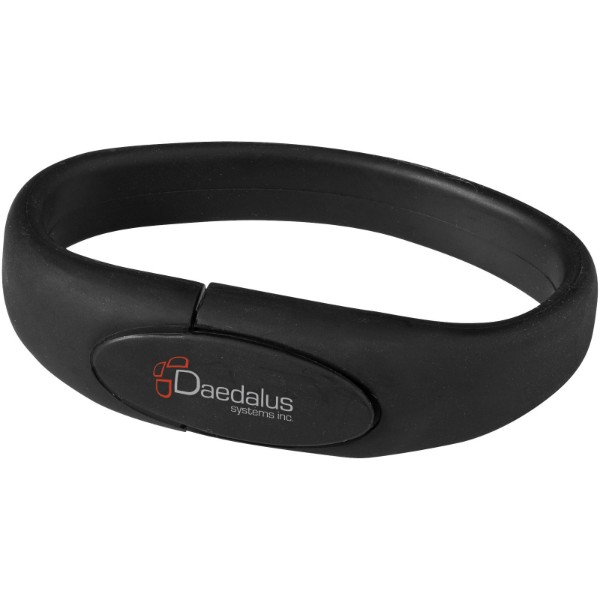 USB Bracelet - Solid Black / 32GB