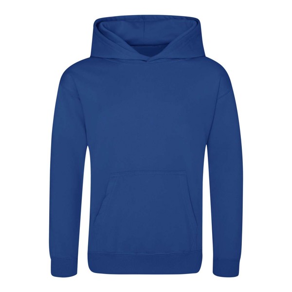 Kids Sports Polyester Hoodie - Royal Blue / L