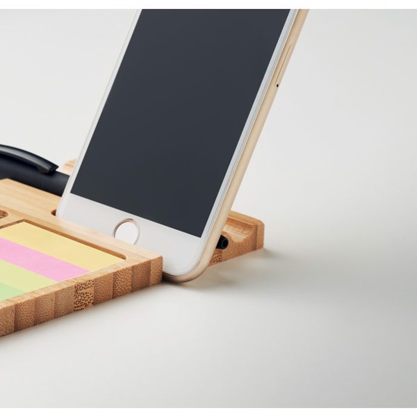 MB - Bamboo desk phone stand Trevis
