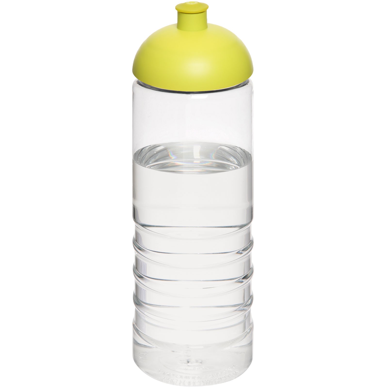 H2O Treble 750 ml sportovní lahev s kupolovitým víčkem - Průhledná / Limetka