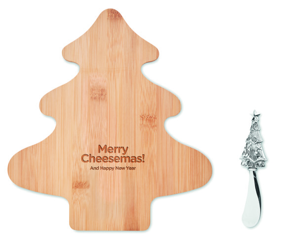 Cheese board set in bamboo Treechesse