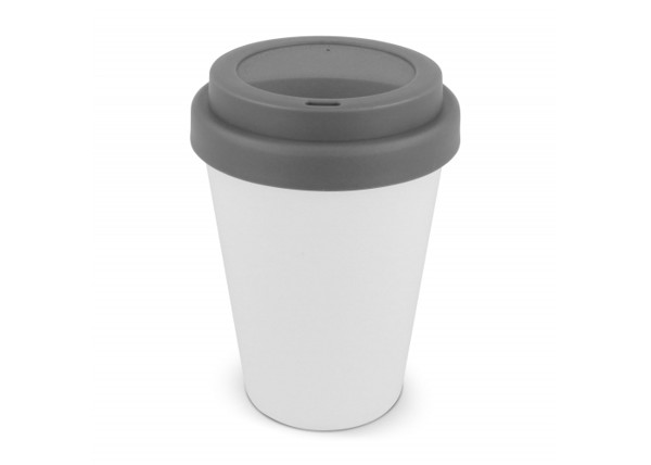 RPP Coffee Cup White body 250ml - White / Grey