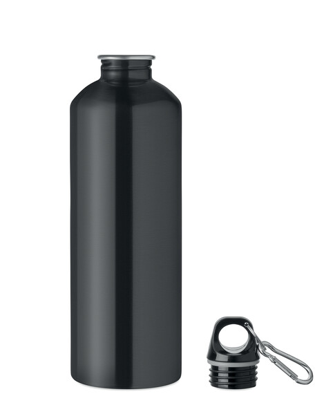 Jednostenná fľaša 1000 ml Re-One Moss - Čierna