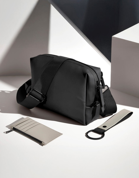 Matte Pu Keyring - Black / ONE SIZE