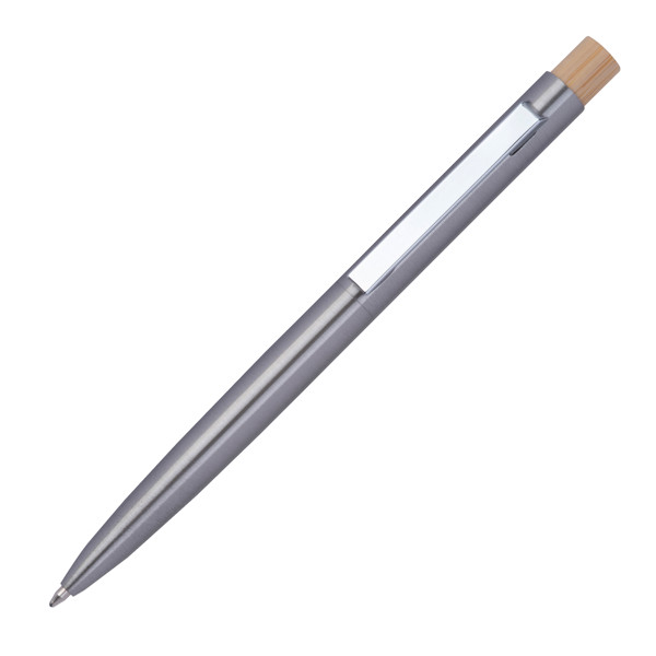 SAVANNAH Recyklované guľôčkové pero - Silvergrey