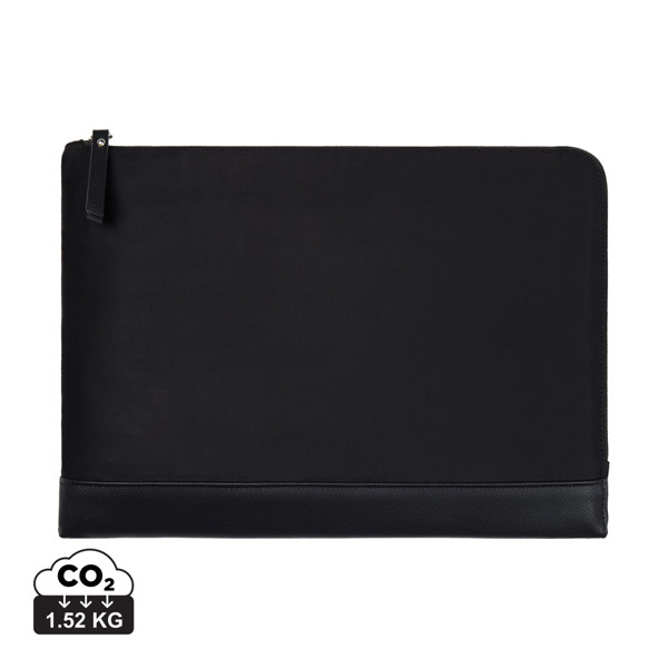 VINGA Marlow navlaka za laptop 16" od RCS recikliranog poliestera - Crna