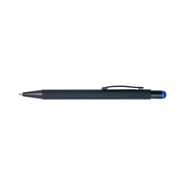 Stylo bille toucher gomme Formentera - bleu cobalt