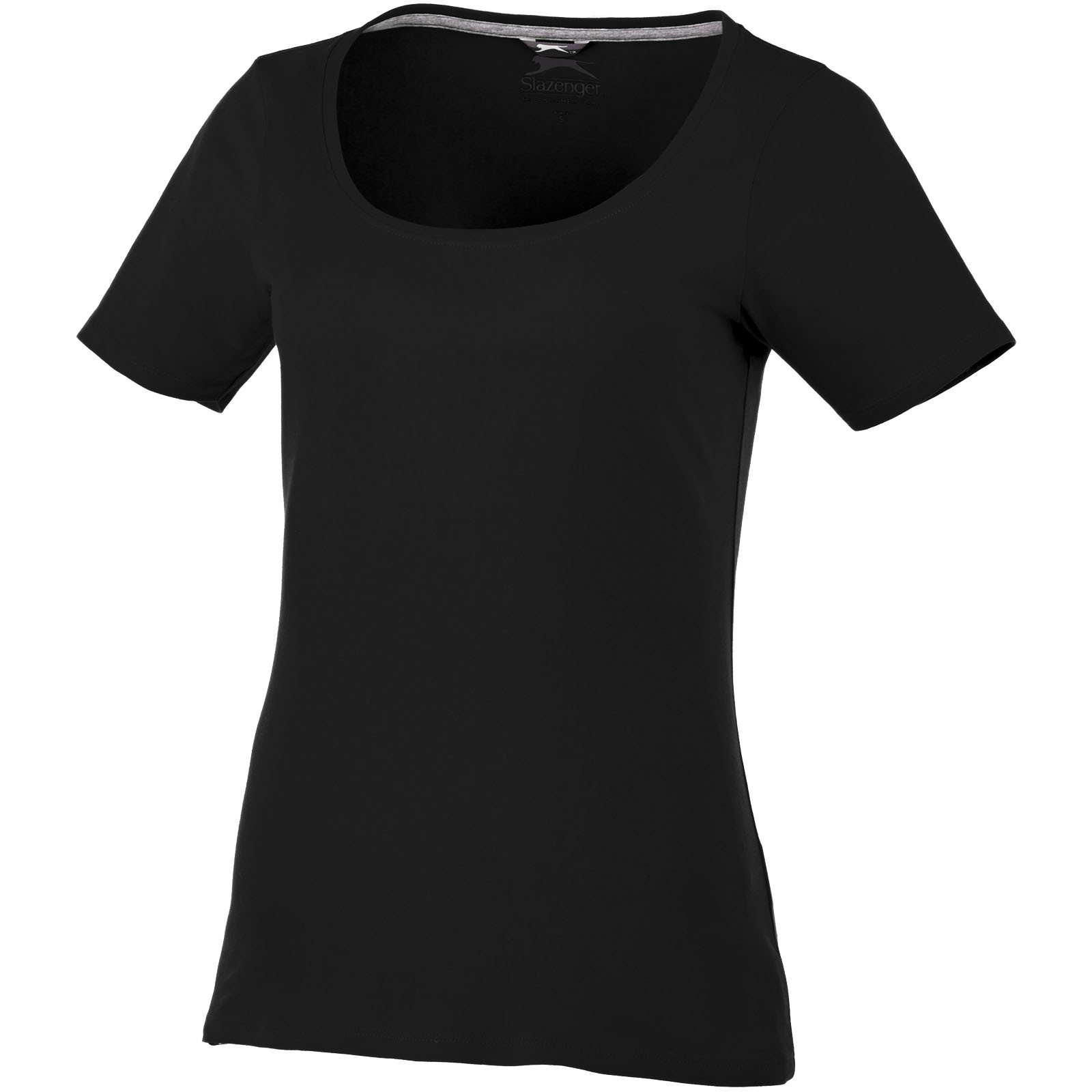 Bosey short sleeve women's scoop neck t-shirt - Solid Black / S
