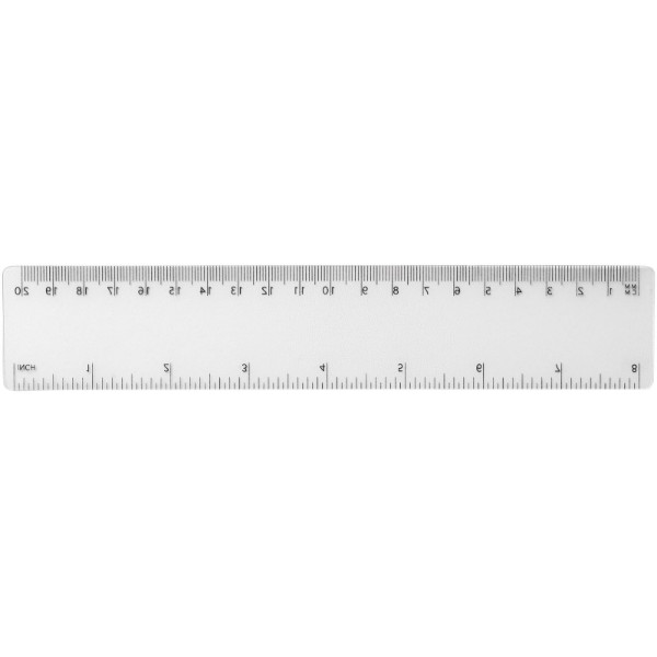 Rothko 20 cm plastic ruler - Transparent