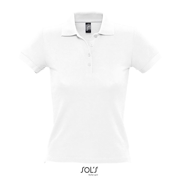 PEOPLE WOMEN POLO 210g - White / L