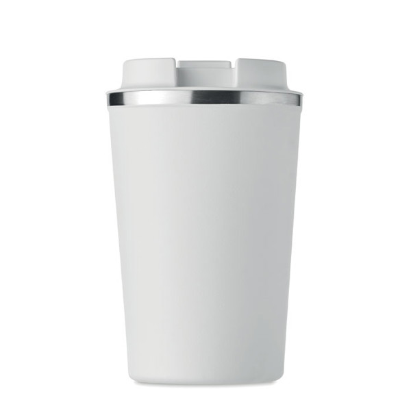 Double wall tumbler 350 ml Brace - White