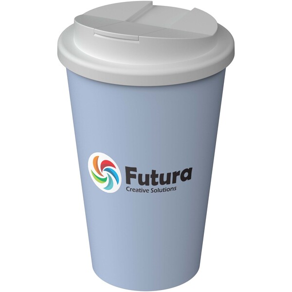 Americano® Infiniti 350 ml insulated tumbler with spill-proof lid - Cloud Blue