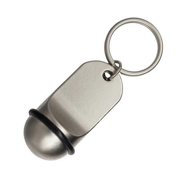 Old School metal keyring
