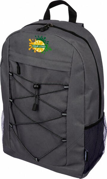 rPET polyester( 600D) adventure backpack Jari - grey