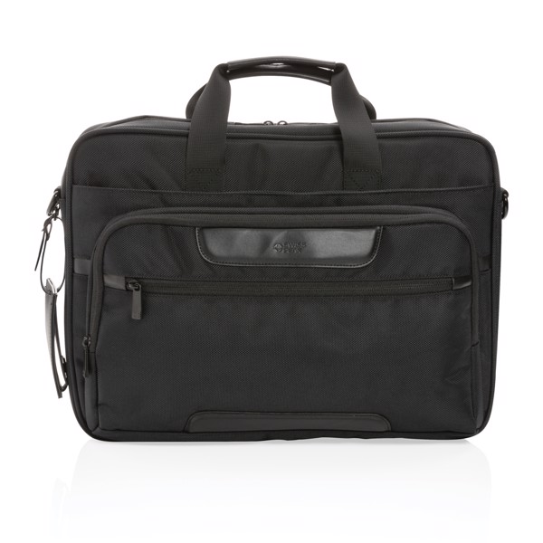 Swiss Peak laptop bag 15.6", recycled 1680D PET