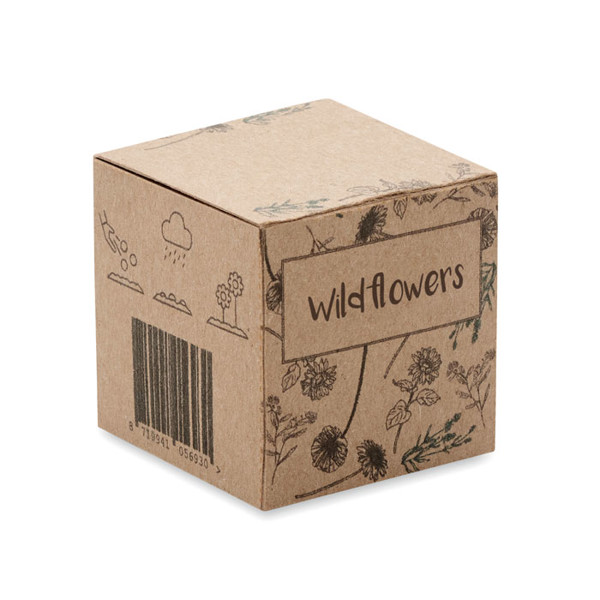 Bombi seed kit, wildflower mix, 40x40x40 mm