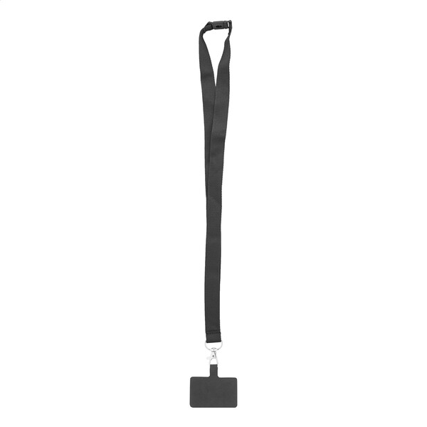 RPET lanyard na mobil Revent Call - Black