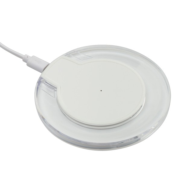 Call-ready wireless charger - White