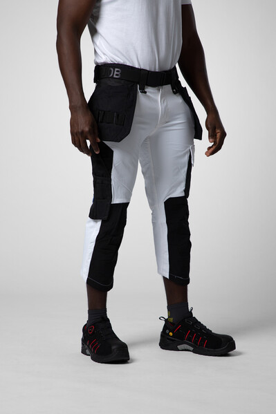 5556 Stretch 3/4 pant white D120