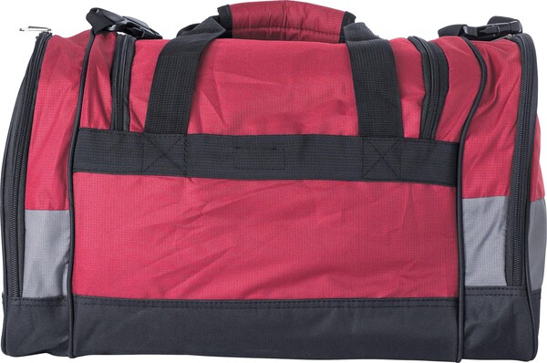 Polyester sport/travel bag - rood