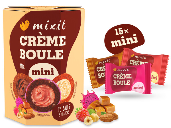 Mini Crème boule – Mix (15 ks)