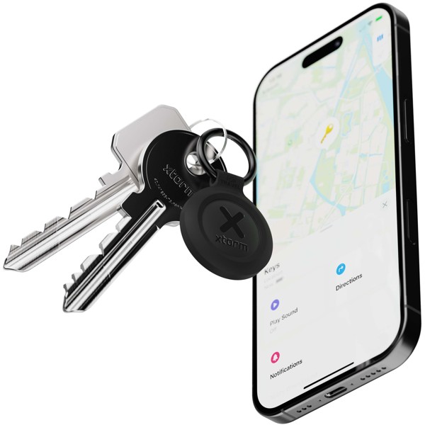 Confezione di 3 travel tag resistenti all'acqua Xtorm XTAG2GA - Carbone