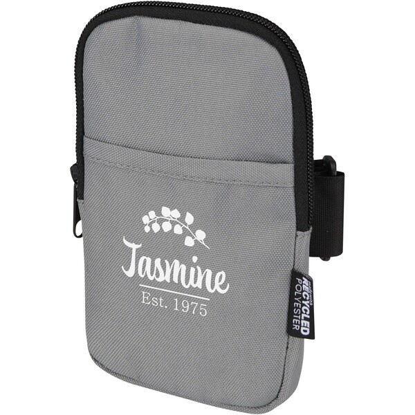 Byron GRS recycled bottle pouch - Grey