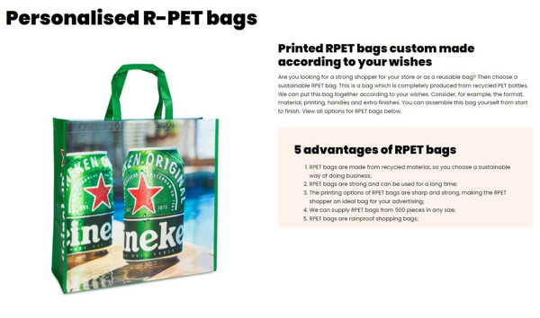 PP & Non-voven bags - custom made