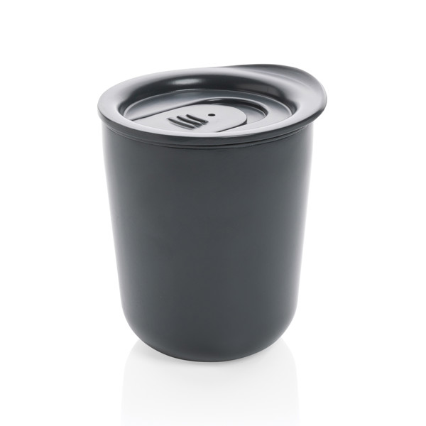 XD Collection coffee tumbler, 250ml, antimicrobial - Grey