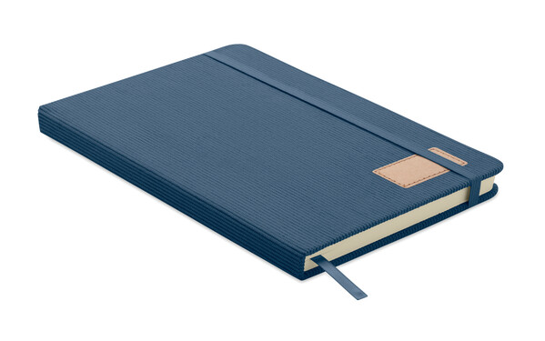 Carnet A5 rigide en RPET Cordi Note - Bleu