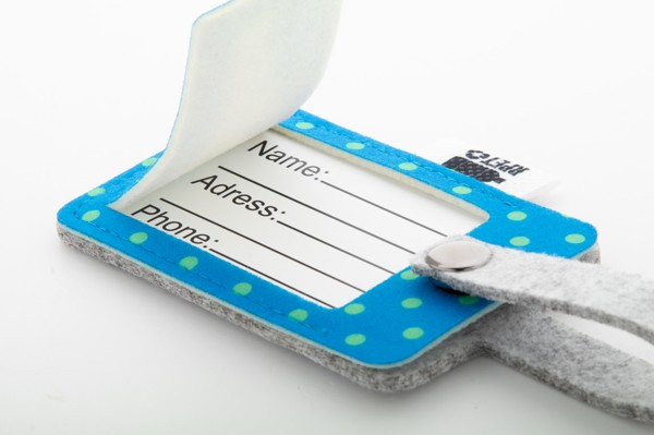 Custom Rpet Luggage Tag CreaFelt Tag
