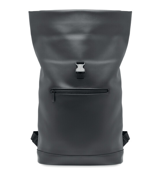 Sac à dos enroulable en PU Bai Roll - Noir