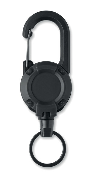 Retractable badge holder Stiba - Black