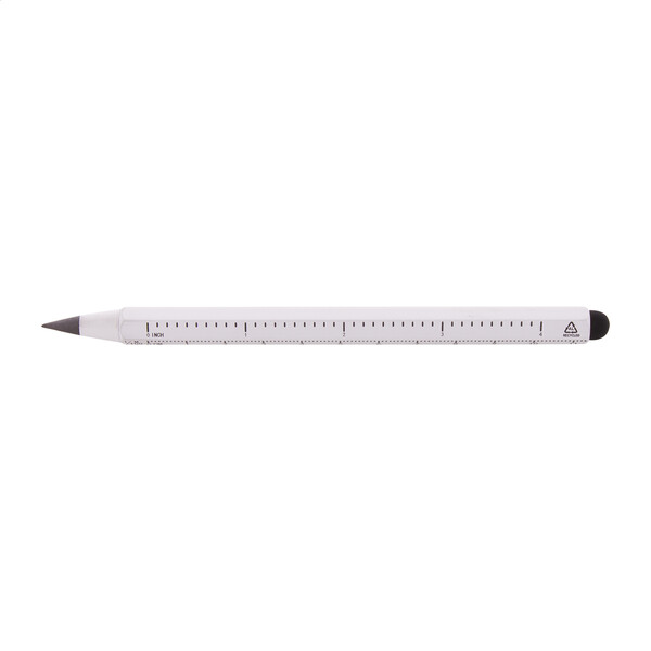 Inkless Pen With Ruler Ruloid - White