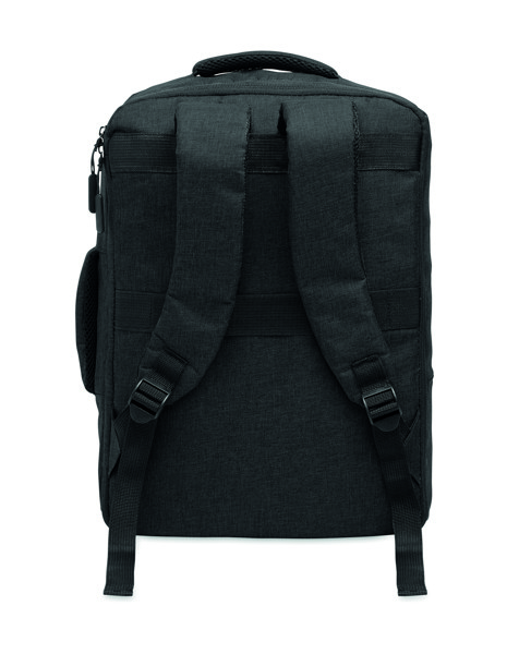 Mochila fina portátil de 15 Laugar - Preto