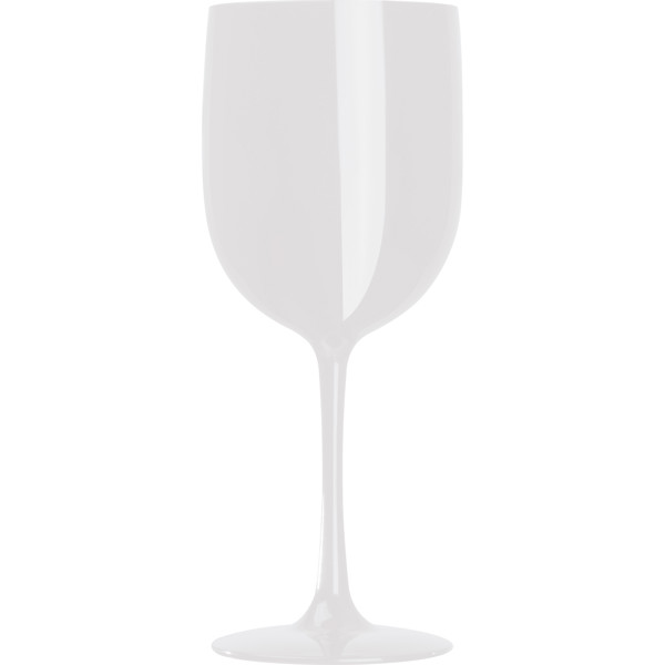 CHIARA Műanyag talpas pohár, 450 ml - White