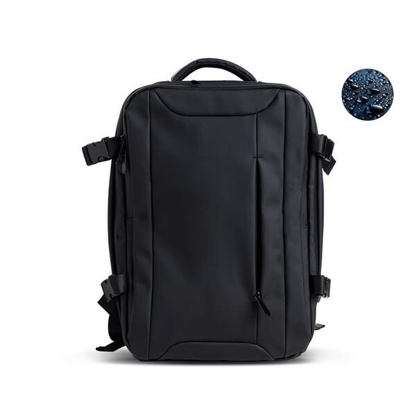 Mochila Para Portátil 15,6´´, Soft Pu, Ajustável - Preto