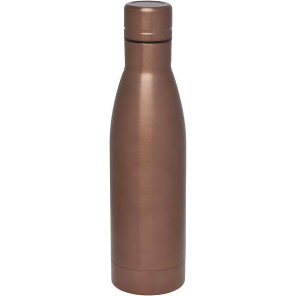Bouteille isotherme Vasa en acier inoxydable recyclé certifié RCS de 500 ml avec isolation par le vide et couche de cuivre - Bronze